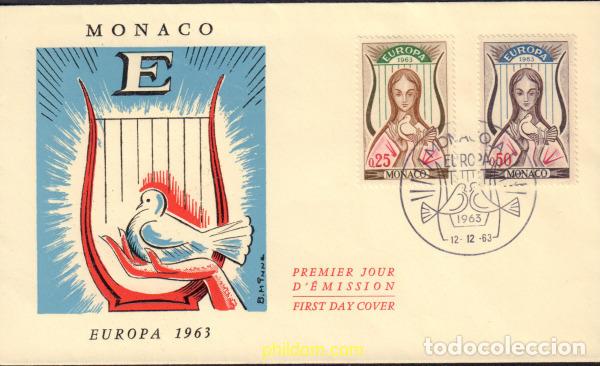 Sellos: 575064 MNH MONACO 1963 EUROPA CEPT
