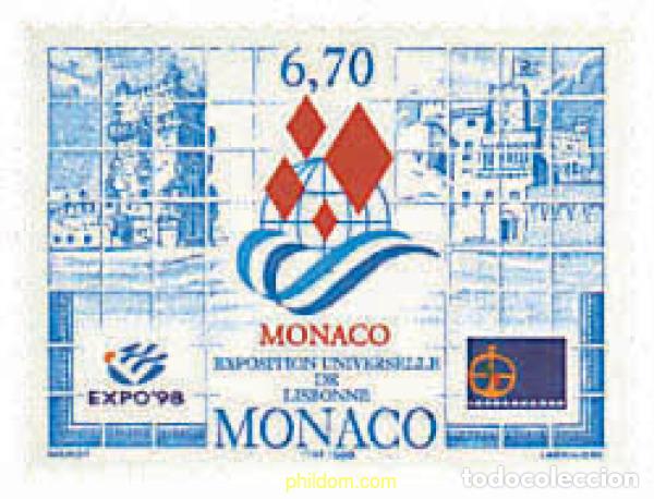 Sellos: 32496 MNH MONACO 1998 EXPO 98. EXPOSICION UNIVERSAL DE POST EUROPE