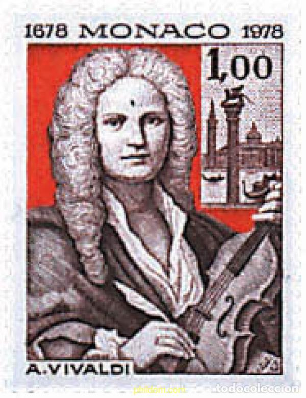 Sellos: 32444 MNH MONACO 1978 300 ANIVERSARIO DEL COMPOSITOR ANTONIO VIVALDI