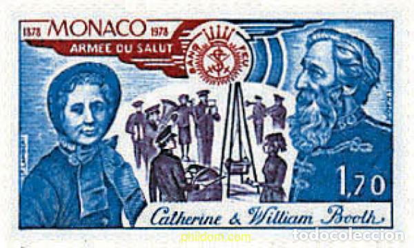 Sellos: 32572 MNH MONACO 1978 CENTENARIO DE LA FUNDACION DEL EJERCITO DE SALVACION POR CATHERINE Y WILLIAM