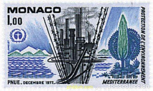 Sellos: 32673 MNH MONACO 1977 PROTECCION DEL MEDIO AMBIENTE