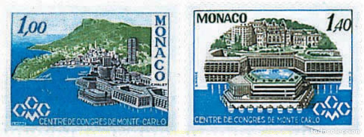 Sellos: 32436 MNH MONACO 1978 INAUGURACION DEL CENTRO DE CONGRESOS DE MONTECARLO
