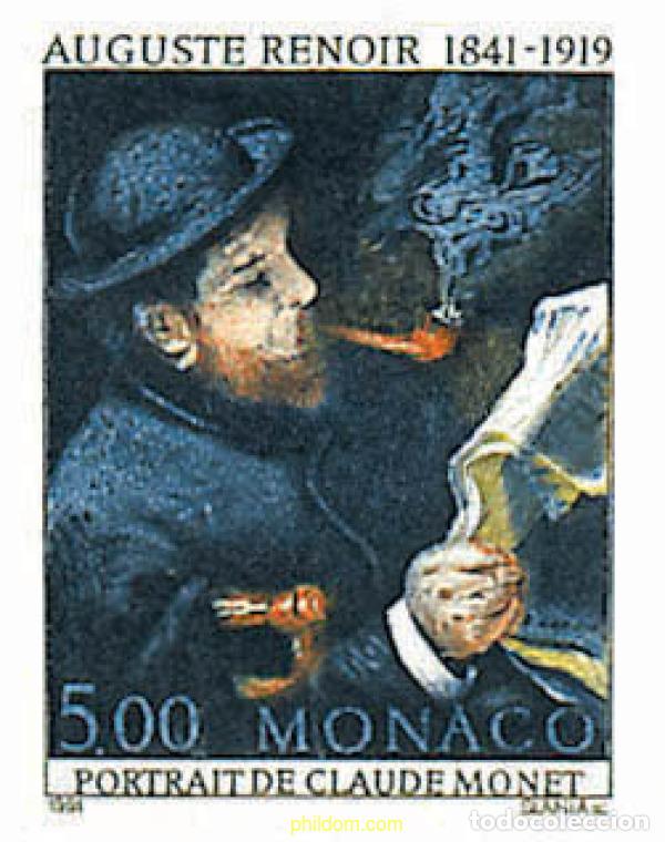 Sellos: 32587 MNH MONACO 1991 150 ANIVERSARIO DEL NACIMIENTO DE AUGUSTE RENOIR