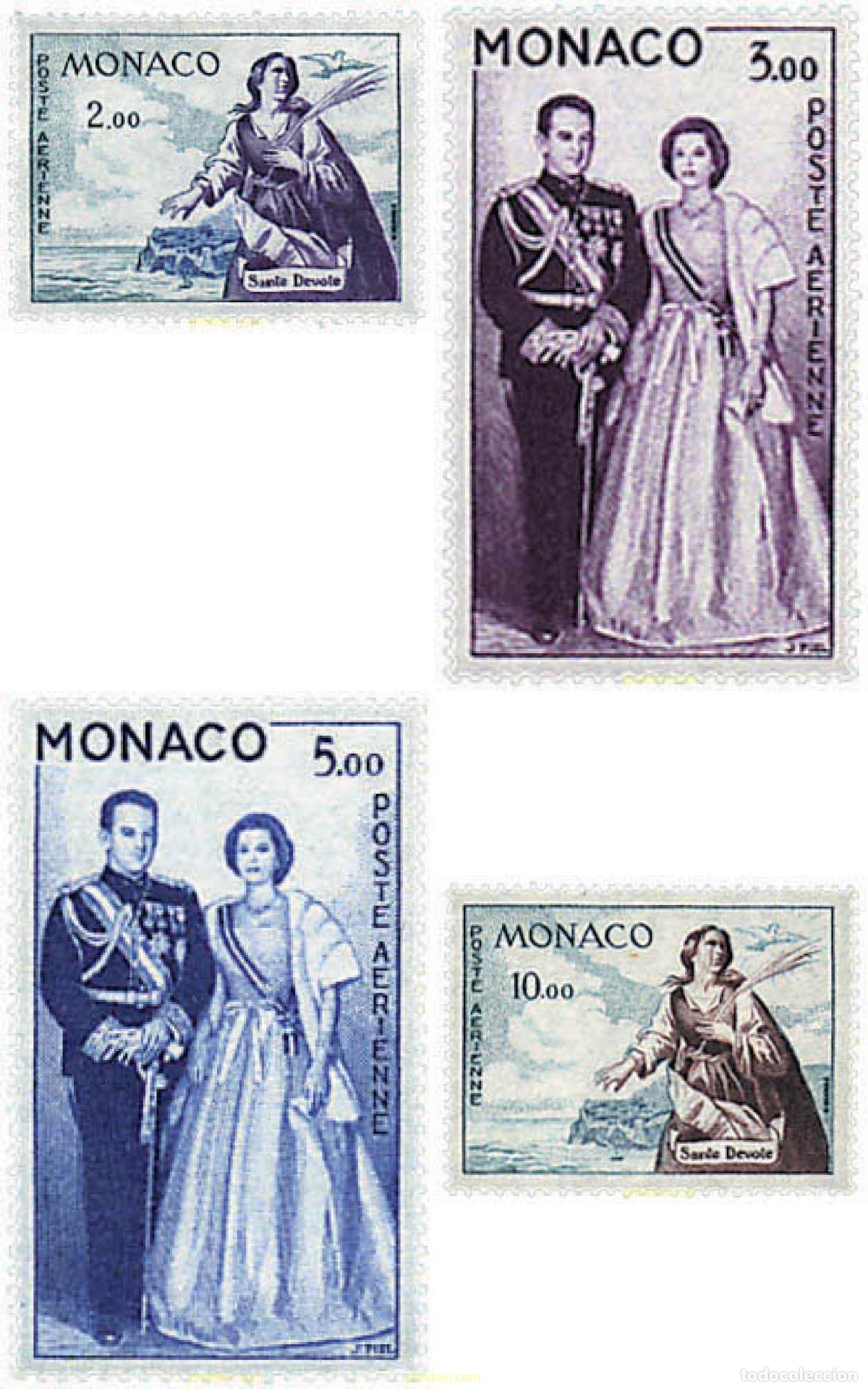 Sellos: 35465 MNH MONACO 1960 SANTA DEVOTA Y PRINCIPES