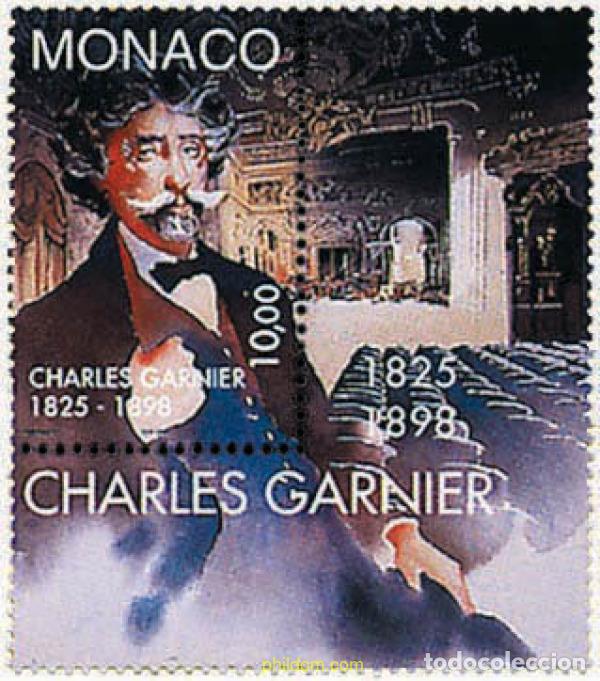 Sellos: 32533 MNH MONACO 1998 CENTENARIO DE LA MUERTE DE CHARLES GARNIER