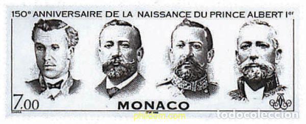 Selos: 32532 MNH MONACO 1998 150 ANIVERSARIO DEL NACIMIENTO DEL PRINCIPE ALBERTO I