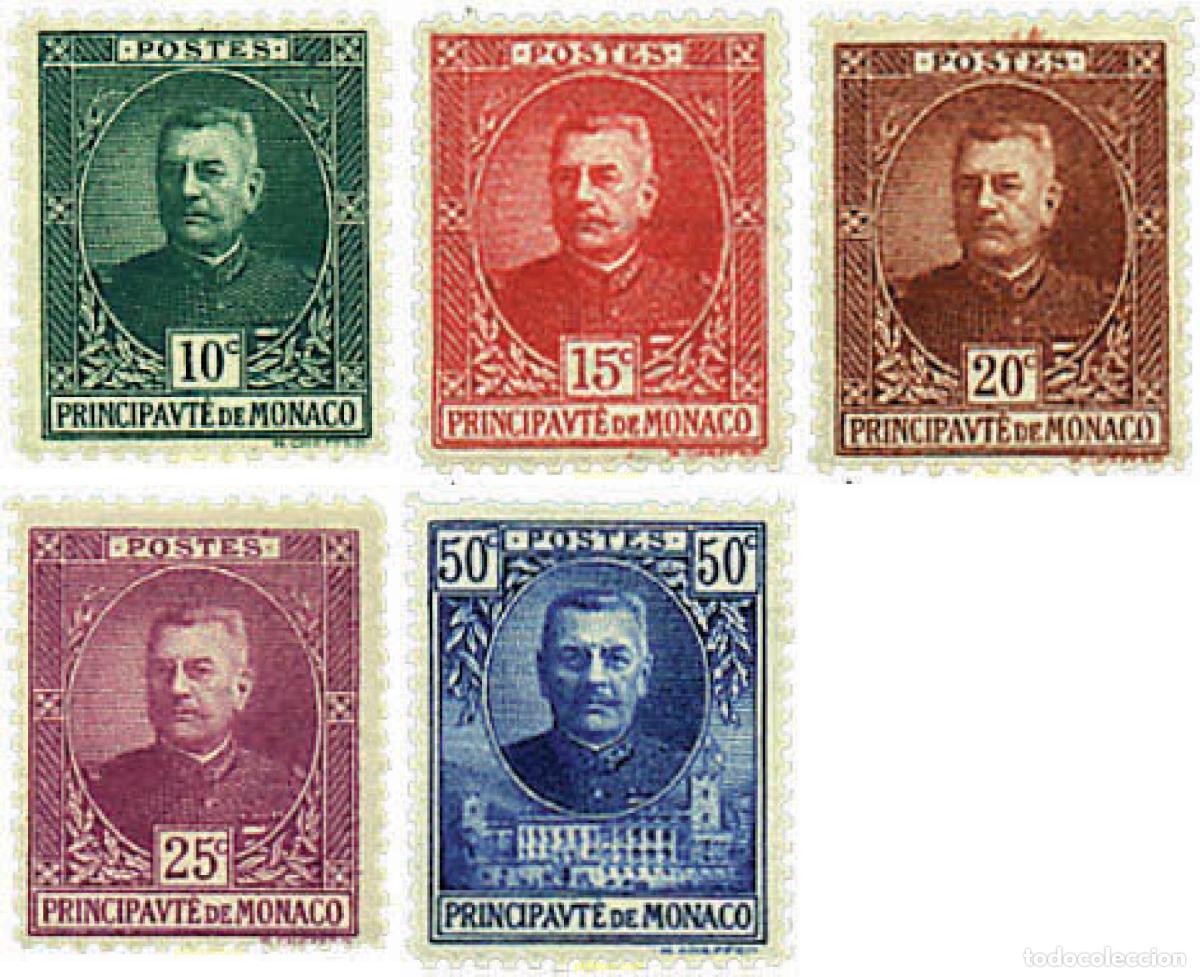 Sellos: 34695 HINGED MONACO 1923 PRINCIPE LUIS II