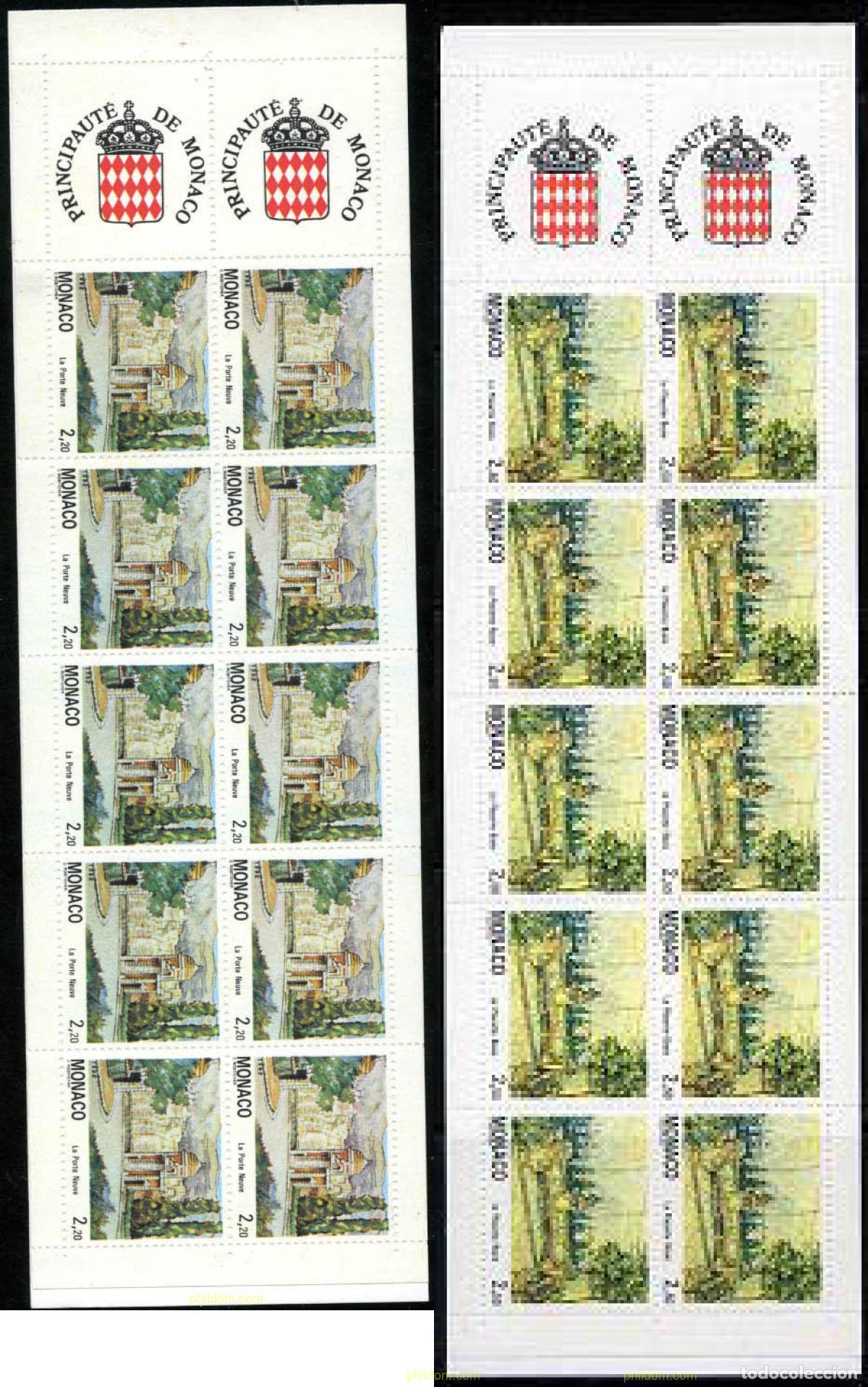 Sellos: 3394 MNH MONACO 1992 VISTAS DE MONACO