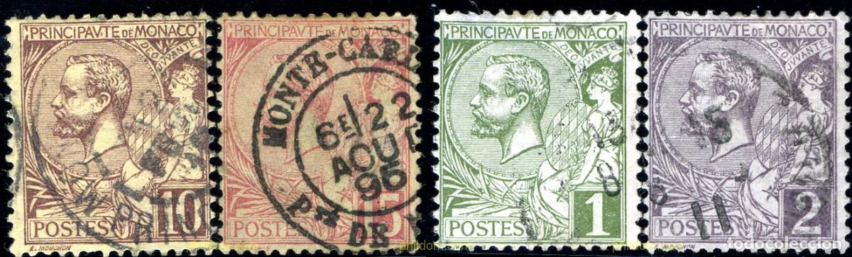 Sellos: 227667 USED MONACO 1891 PRINCIPE ALBERTO I