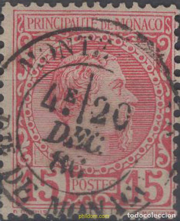 Sellos: 642479 USED MONACO 1891 PRINCIPE ALBERTO I