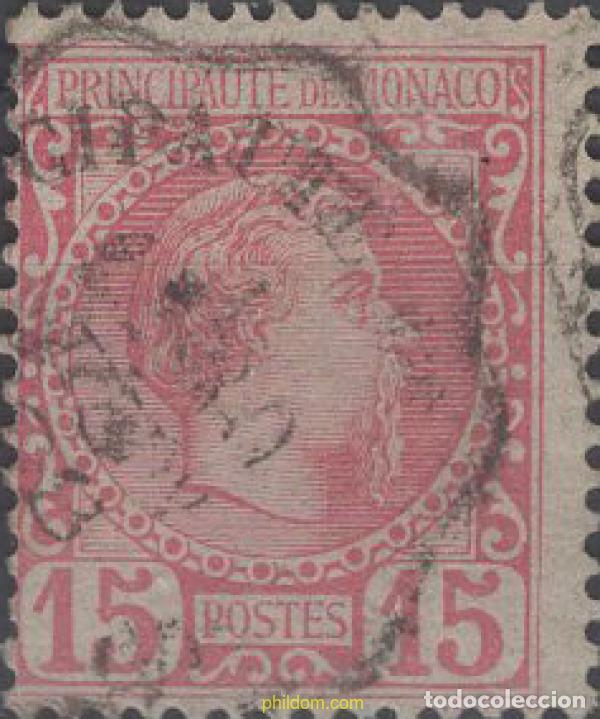 Sellos: 642480 USED MONACO 1891 PRINCIPE ALBERTO I