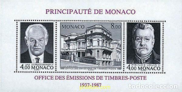 Sellos: 80821 MNH MONACO 1987 EXPOSICION FILATELICA INTERNACIONAL EN MONTECARLO