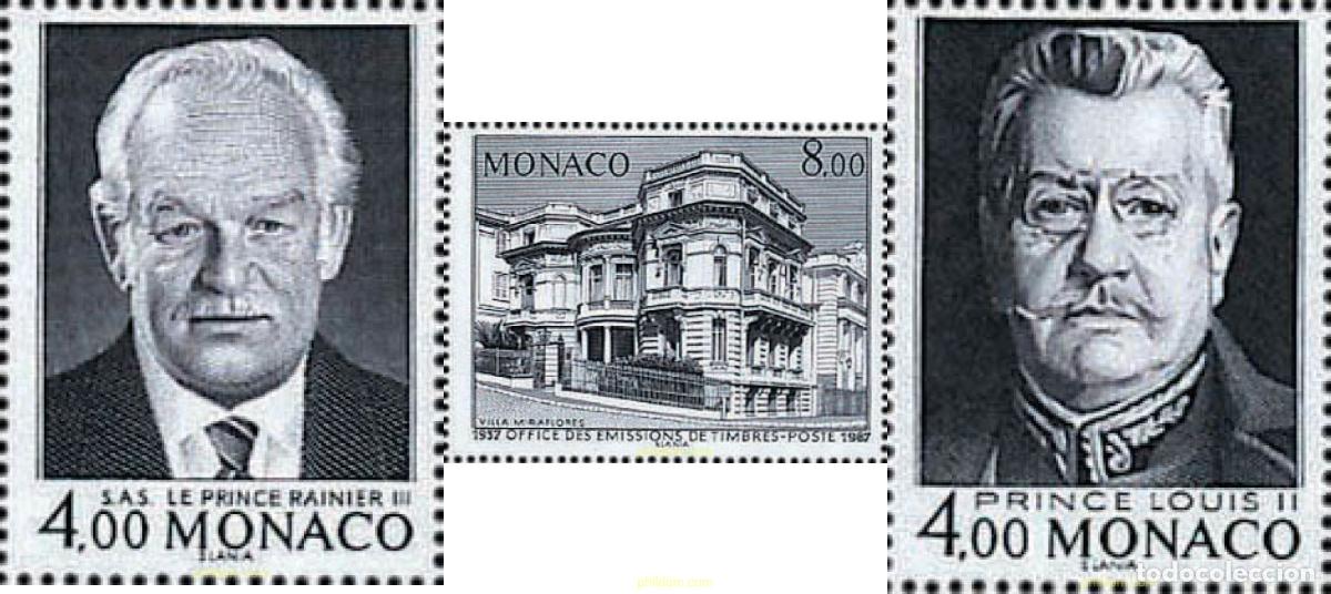 Sellos: 344760 MNH MONACO 1987 EXPOSICION FILATELICA INTERNACIONAL EN MONTECARLO
