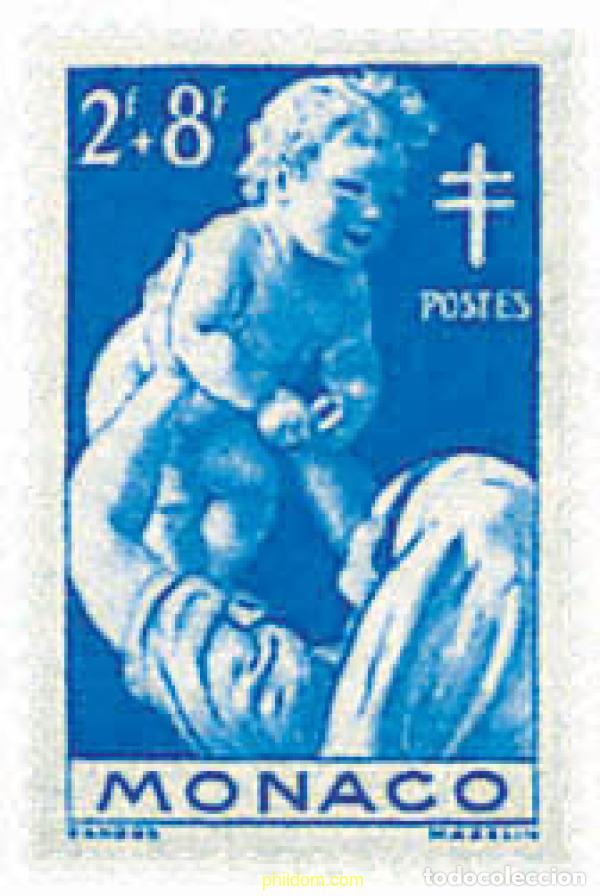 Sellos: 32406 MNH MONACO 1945 CONTRA LA TUBERCULOSIS