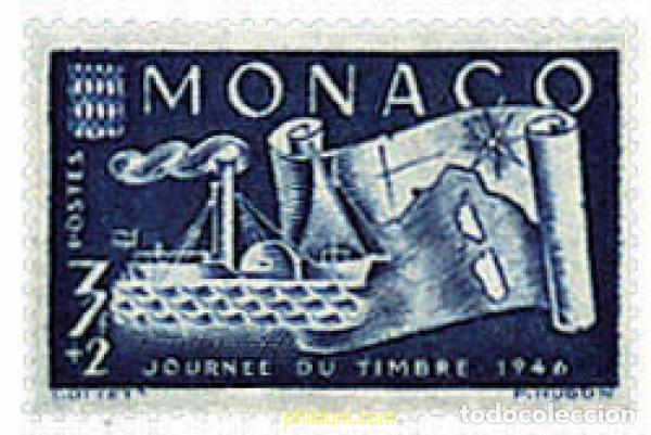 Sellos: 344534 HINGED MONACO 1946 DIA DEL SELLO