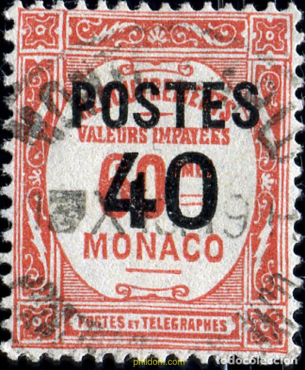 Sellos: 227646 USED MONACO 1937 TASAS