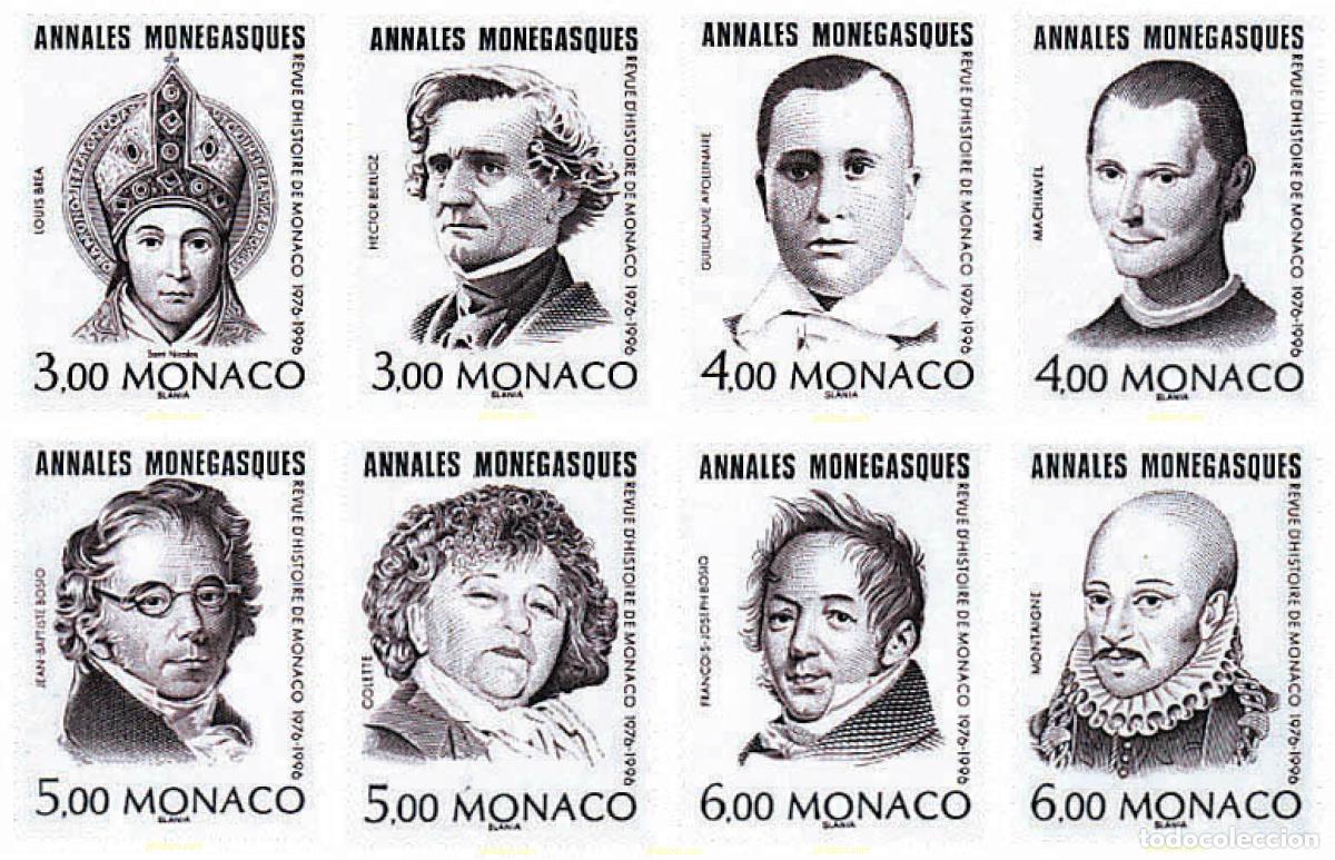 Sellos: 338217 MNH MONACO 1996 20 ANIVERSARIO DE LOS ANALES MONEGASCOS