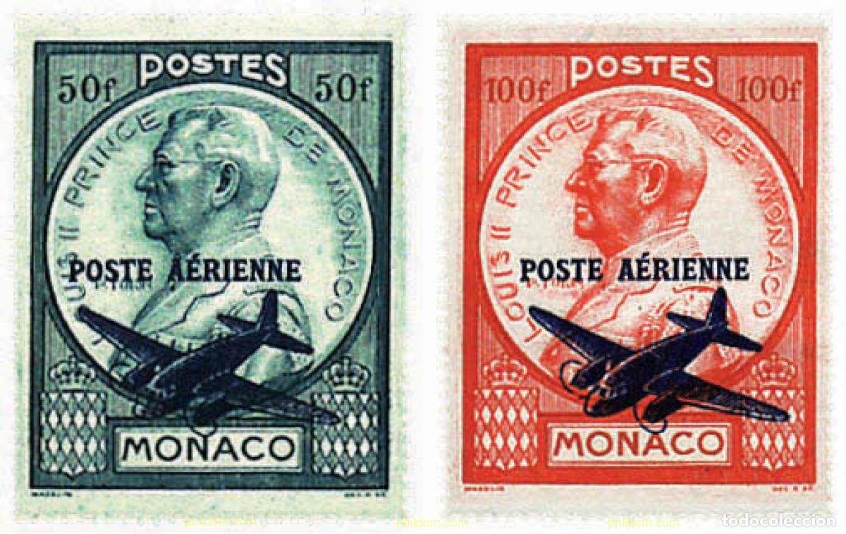 Sellos: 345132 HINGED MONACO 1946 PRINCIPE LUIS II
