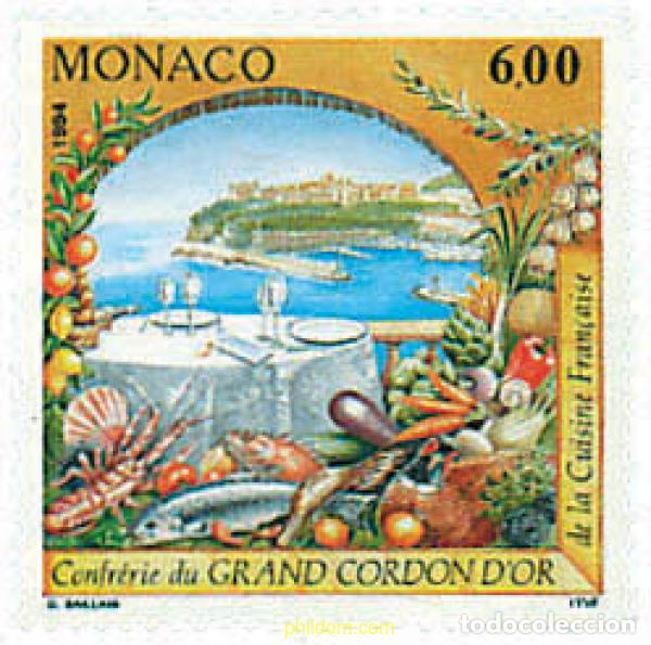 Sellos: 35487 MNH MONACO 1994 25 ANIVERSARIO DE LA COFRADIA CULINARIA