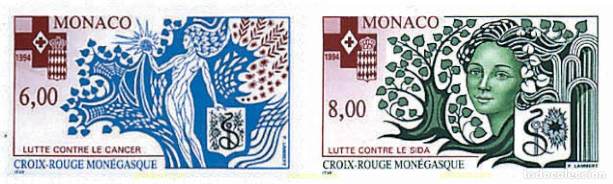 Sellos: 32967 MNH MONACO 1994 CRUZ ROJA MONEGASCA