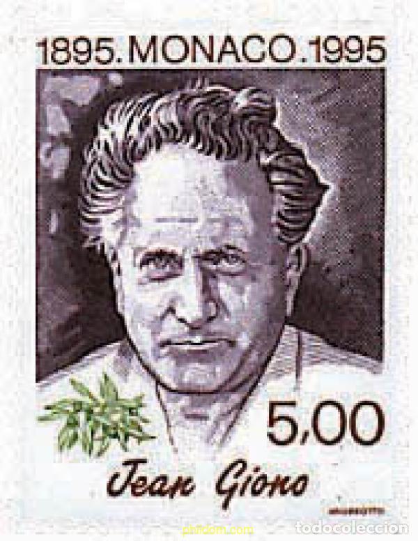 Sellos: 32523 MNH MONACO 1995 CENTENARIO DEL NACIMIENTO DE JEAN GIONO