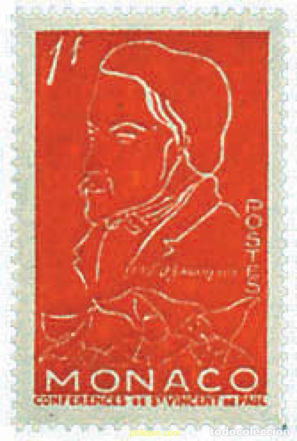 Sellos: 354050 MNH MONACO 1954 CENTENARIO DE LA MUERTE ANTOINE-FREDERIC OZANAM