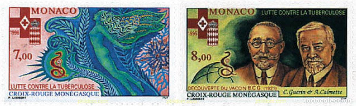 Sellos: 32606 MNH MONACO 1996 CRUZ ROJA MONEGASCA. LUCHA CONTRA LA TUBERCULOSIS