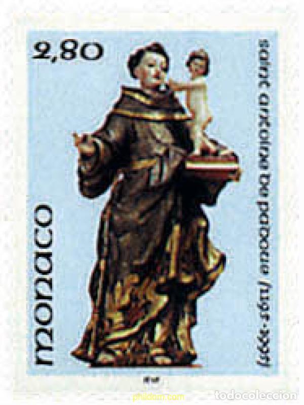 Sellos: 32599 MNH MONACO 1995 800 ANIVERSARIO DEL NACIMIENTO DE SAN ANTONIO DE PADUA