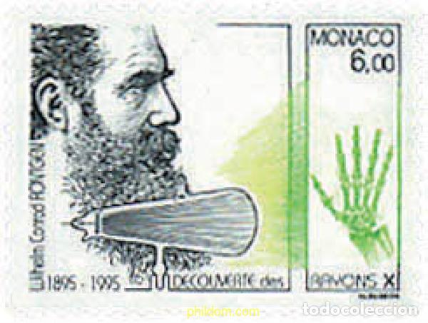 Sellos: 32958 MNH MONACO 1995 CENTENARIO DEL DESCUBRIMIENTO DE LOS RAYOS X