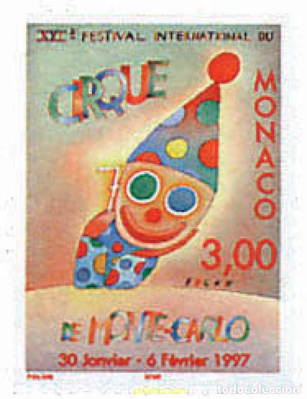 Sellos: 32983 MNH MONACO 1996 21 FESTIVAL INTERNACIONAL DEL CIRCO DE MONTECARLO