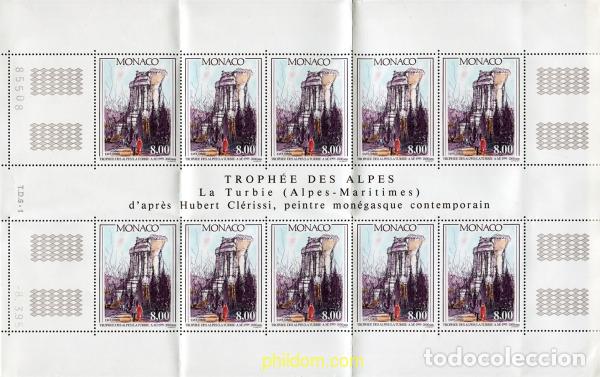 Sellos: 11823 MNH MONACO 1995 BIMILENARIO DE LA EDIFICACION DEL MONUMENTO A AUGUSTO EN LA TURBIA