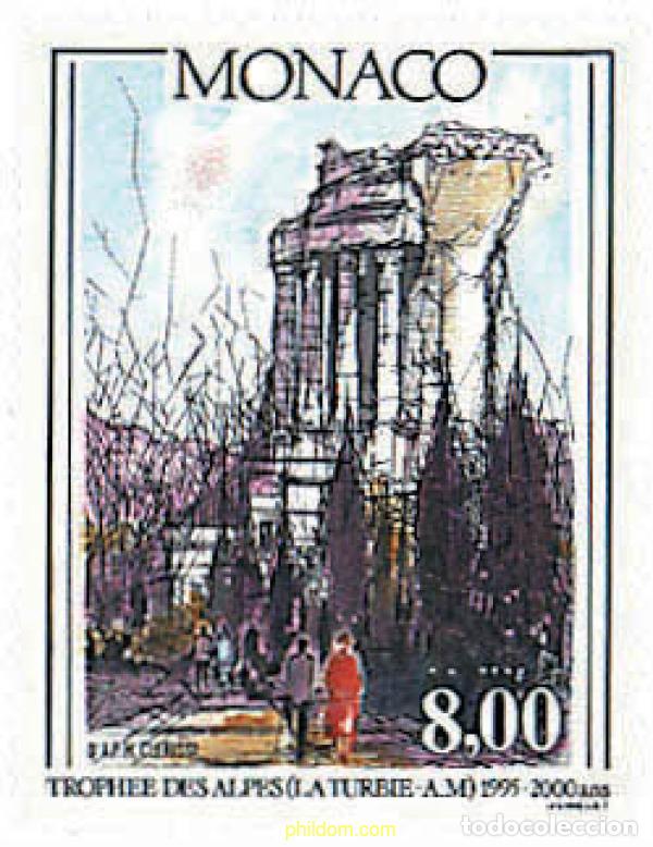 Sellos: 34848 MNH MONACO 1995 BIMILENARIO DE LA EDIFICACION DEL MONUMENTO A AUGUSTO EN LA TURBIA
