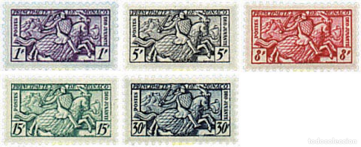 Sellos: 34720 HINGED MONACO 1951 SELLO DEL PRINCIPE