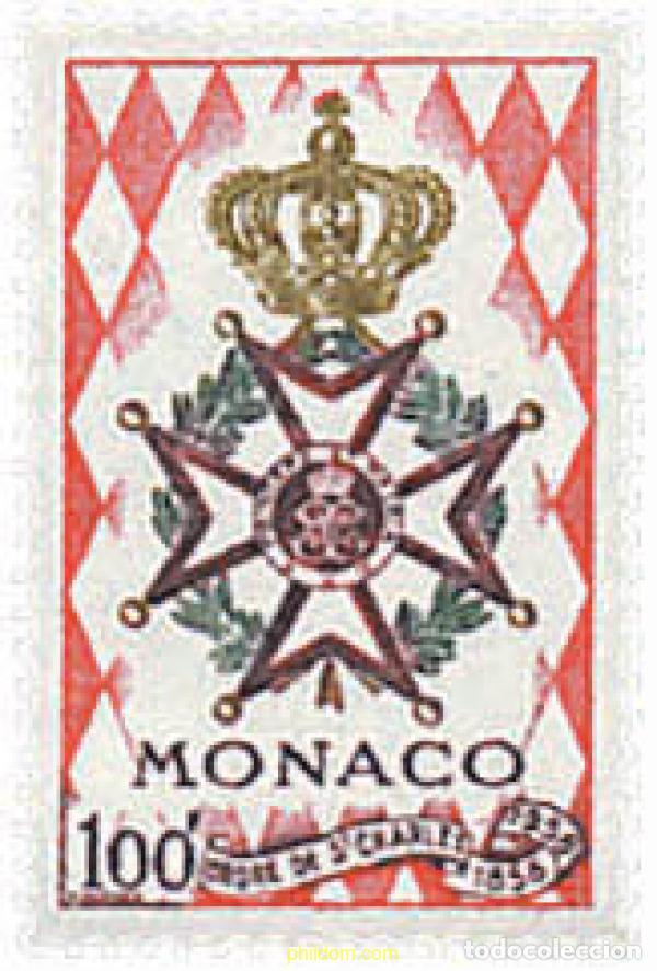 Sellos: 32371 MNH MONACO 1958 CENTENARIO DE LA ORDEN DE SAN CARLOS
