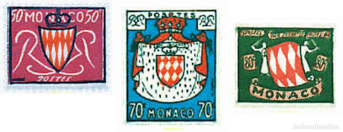 Sellos: 226926 HINGED MONACO 1954 ESCUDOS