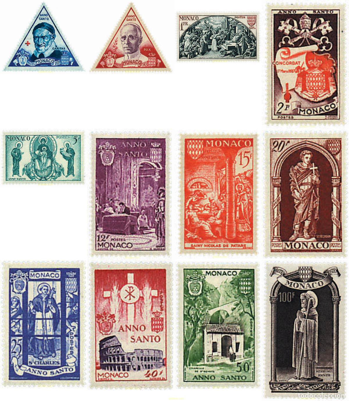 Sellos: 32652 MNH MONACO 1951 A&Ntilde;O SANTO