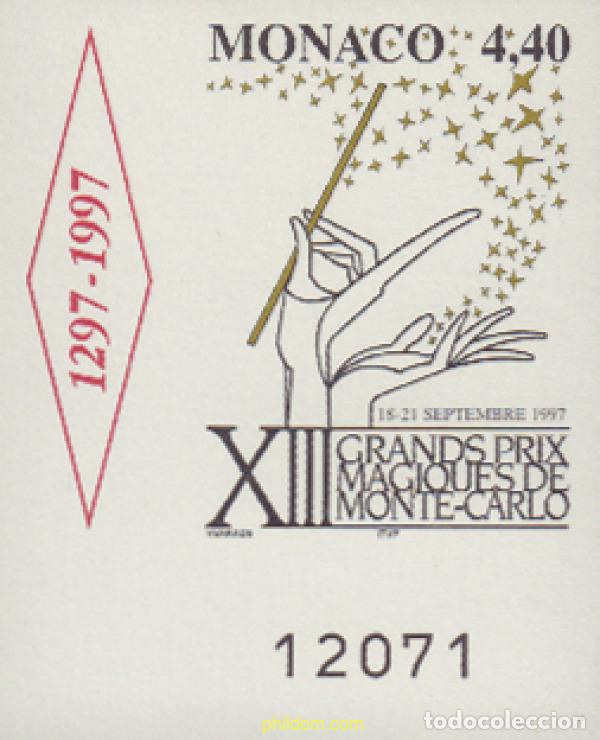 Sellos: 566821 MNH MONACO 1997 13 GRANDES PREMIOS MAGICOS DE MONTECARLO