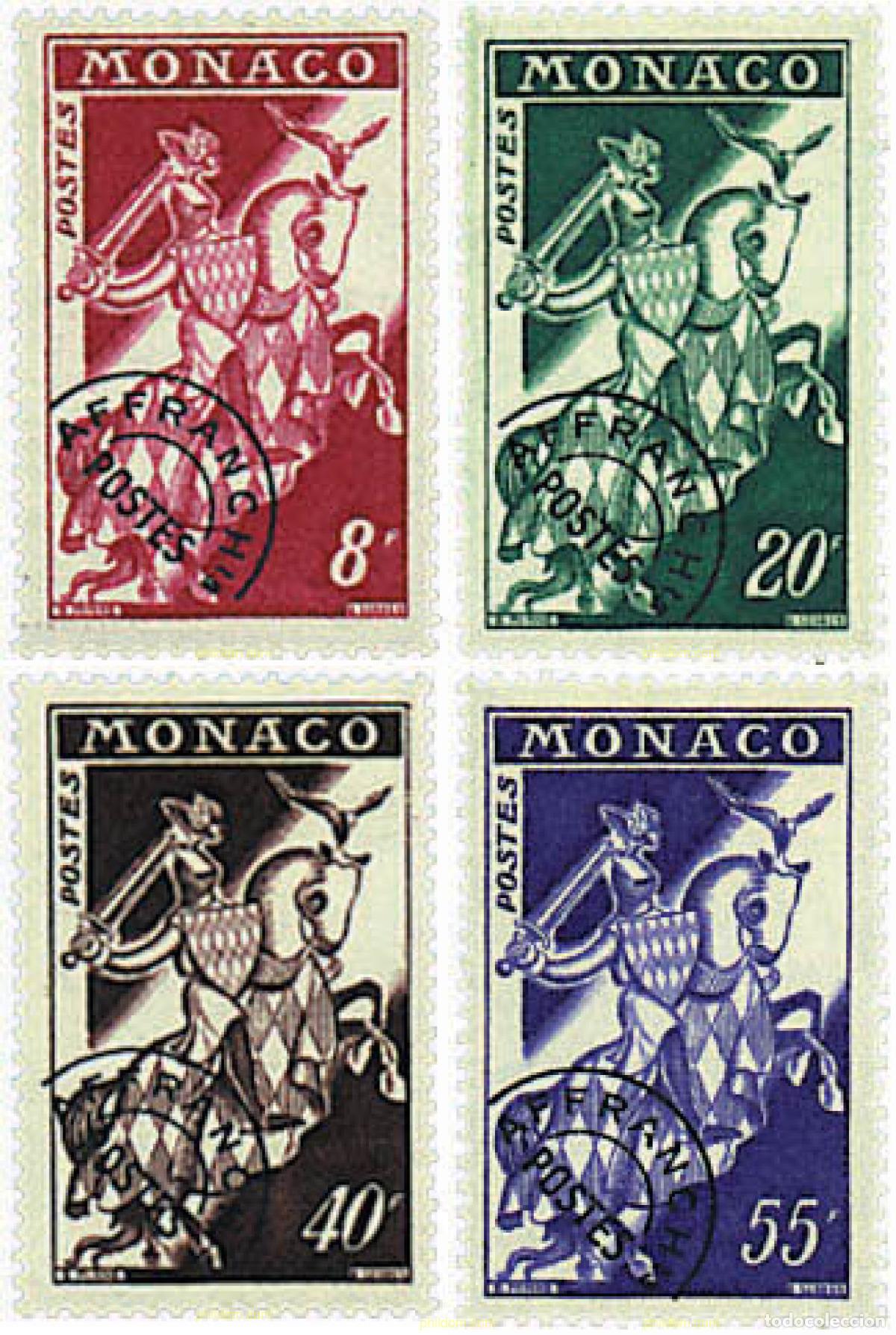 Sellos: 34861 MNH MONACO 1959 SELLO DEL PRINCIPE