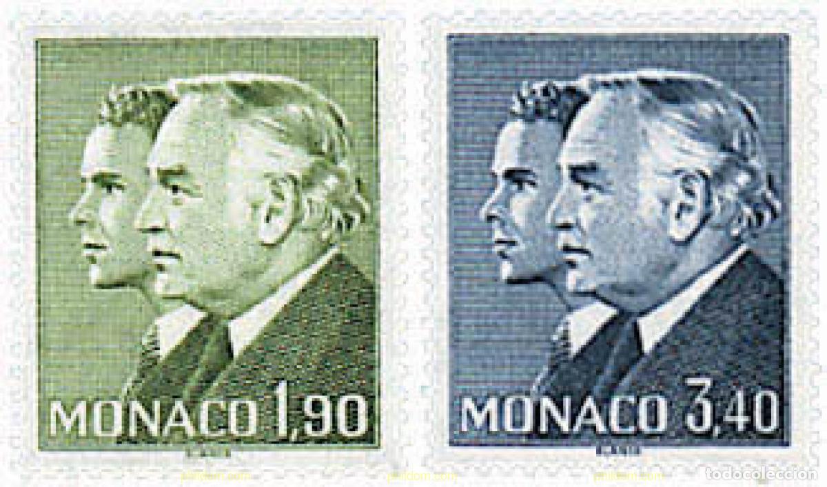 Sellos: 34811 MNH MONACO 1986 PRINCIPES RAINIERO III Y ALBERTO