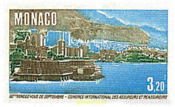 Sellos: 32514 MNH MONACO 1986 30 ENCUENTRO DE SEPTIEMBRE. CONGRESO ANUAL INTERN. DE ASEGURADORES Y REASEGUR