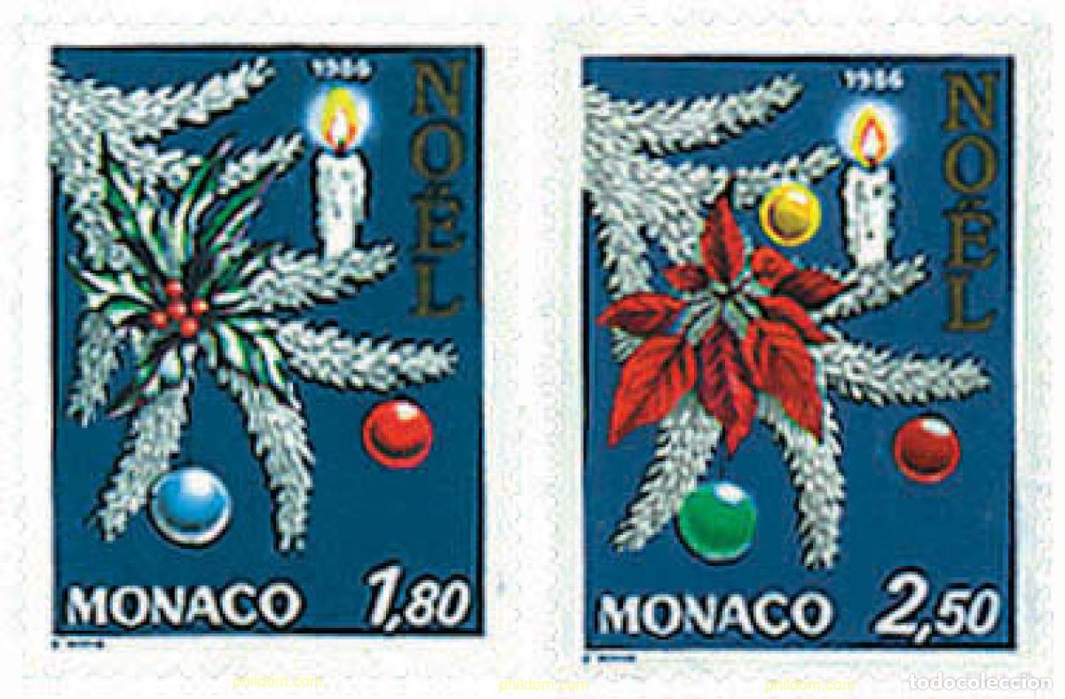 Sellos: 32575 MNH MONACO 1986 NAVIDAD