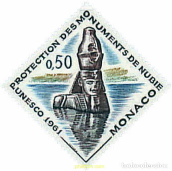 Sellos: 32508 MNH MONACO 1961 UNESCO. PROTECCION DE LOS MONUMENTOS DEL NUBIA