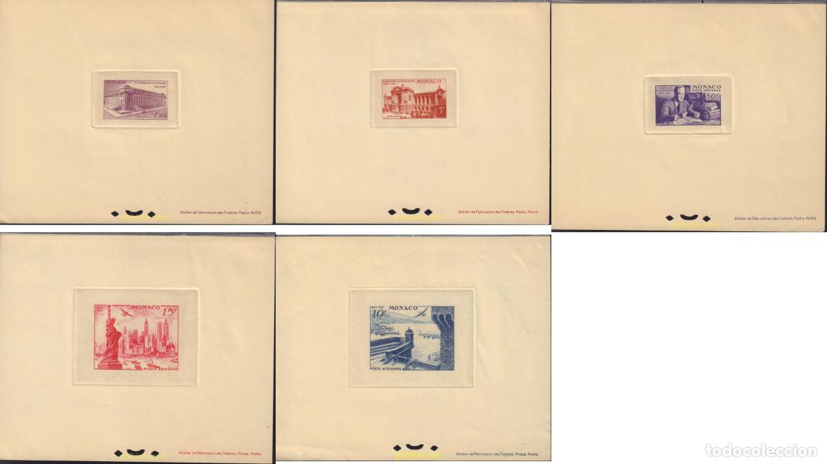 Sellos: 577432 MNH MONACO 1947 EXPOSICION DEL CENTENARIO DEL SELLO AMERICANO EN NUEVA YORK