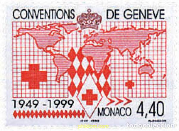 Stamps: 46421 MNH MONACO 1999 50 ANIVERSARIO DE LA CONVENCION DE GINEBRA