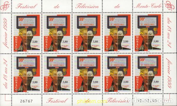 Sellos: 11881 MNH MONACO 1999 39 FESTIVAL DE TELEVISION DE MONTECARLO