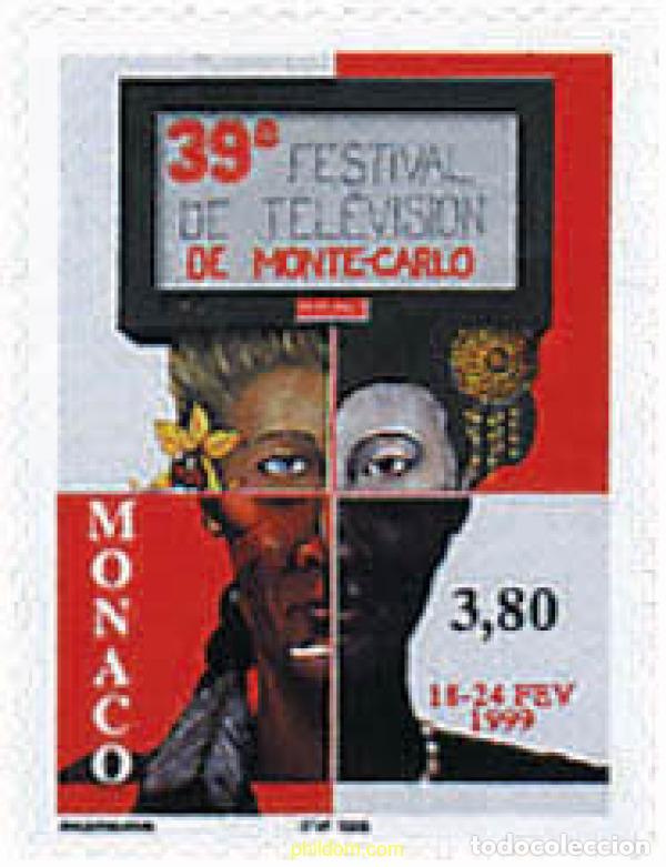 Sellos: 46422 MNH MONACO 1999 39 FESTIVAL DE TELEVISION DE MONTECARLO