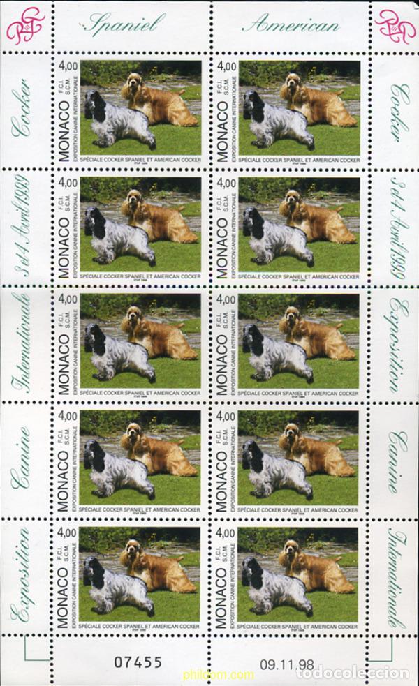 Sellos: 10028 MNH MONACO 1999 EXPOSICION CANINA INTERNACIONAL
