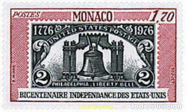 Sellos: 32569 MNH MONACO 1976 BICENTENARIO DE LA INDEPENDENCIA DE LOS ESTADOS UNIDOS