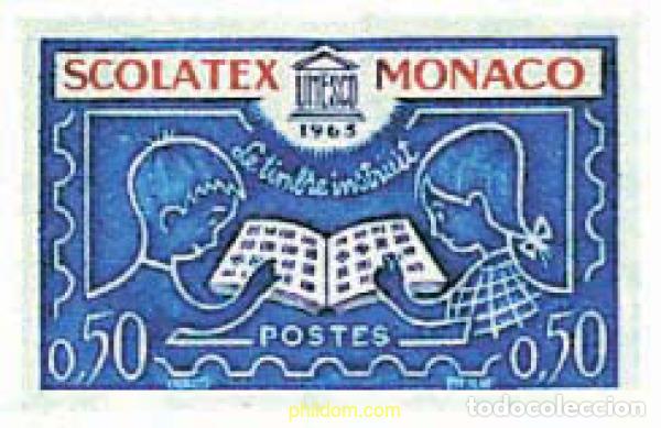 Sellos: 32379 MNH MONACO 1963 SCOLATEX. EXPOSICION FILATELICA NACIONAL