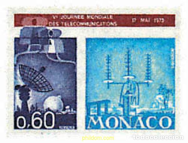 Stamps: 32432 MNH MONACO 1973 DIA MUNDIAL DE LAS TELECOMUNICACIONES